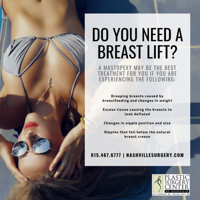 Do You Need a Breast Lift? - The Plastic Surgery Center of Nashville